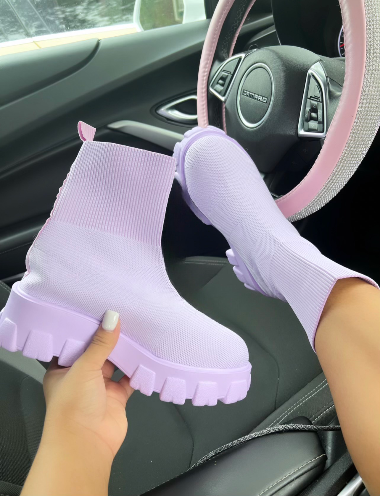 platform booties