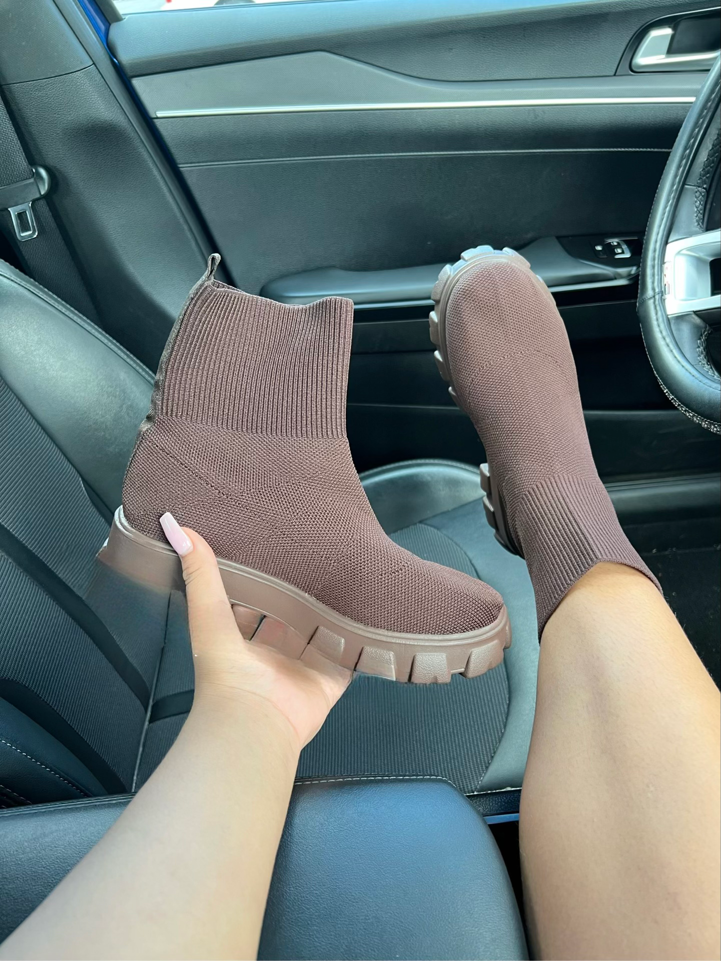 platform booties