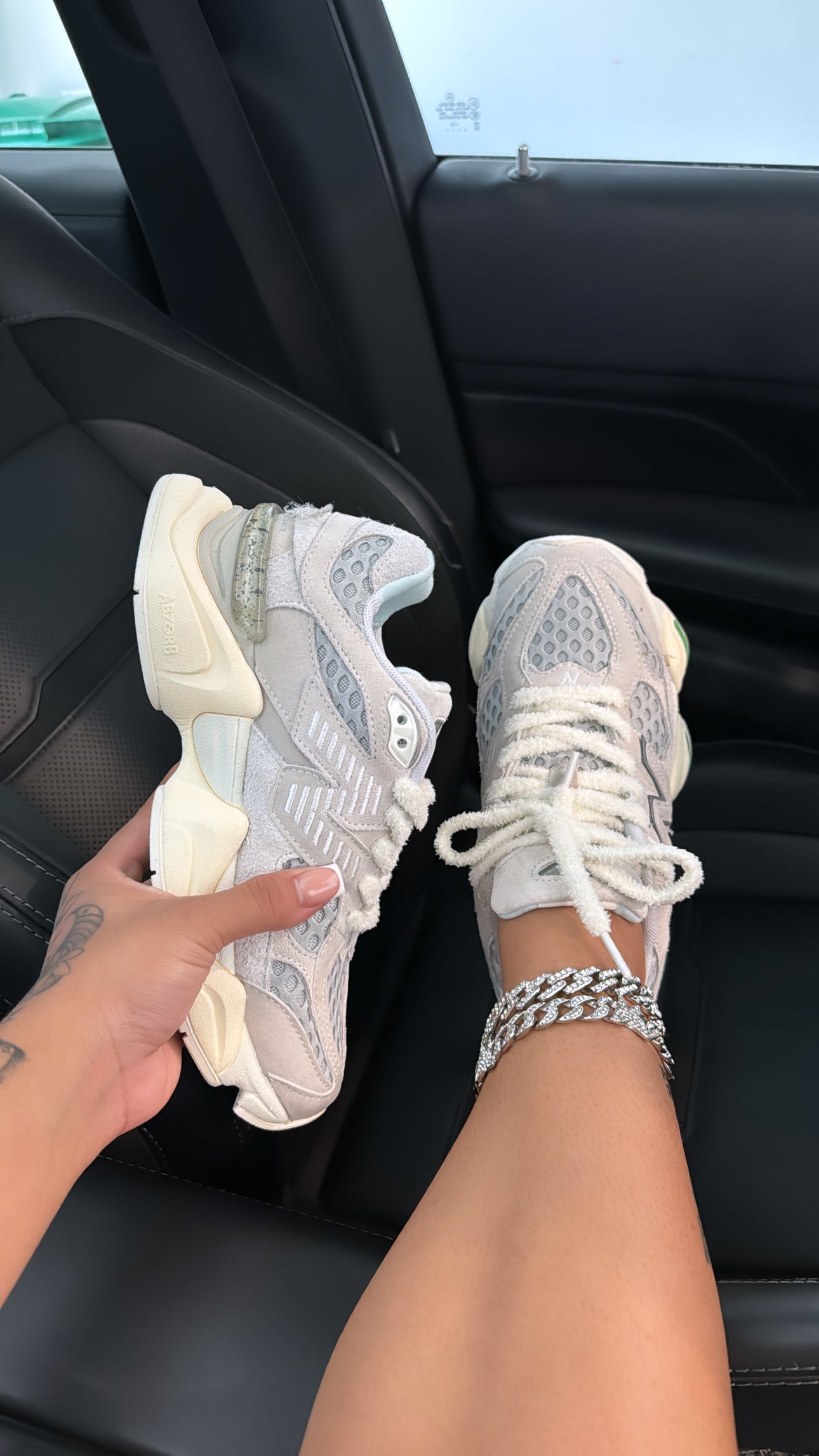 light gray nb sneakers