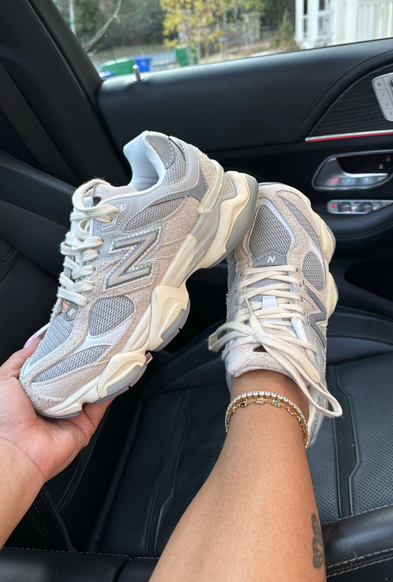 light gray nb sneakers