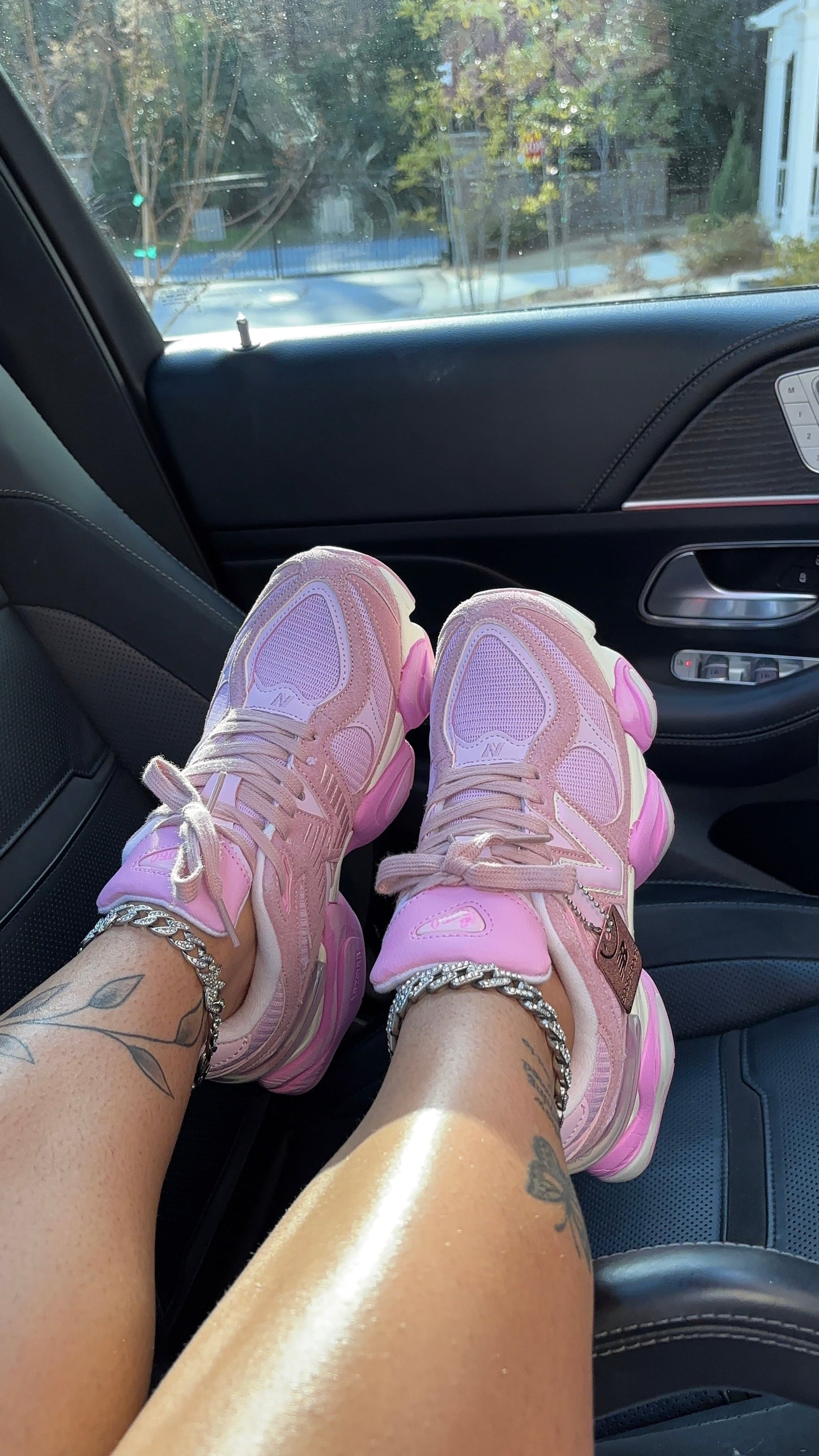 barbie pink nb sneakers