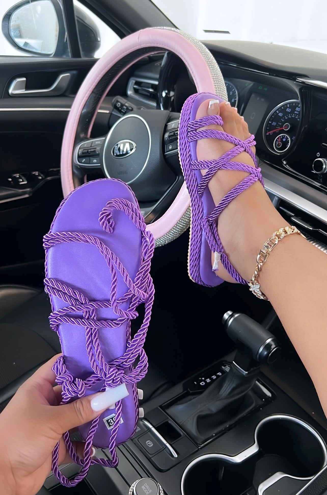 yarn sandals