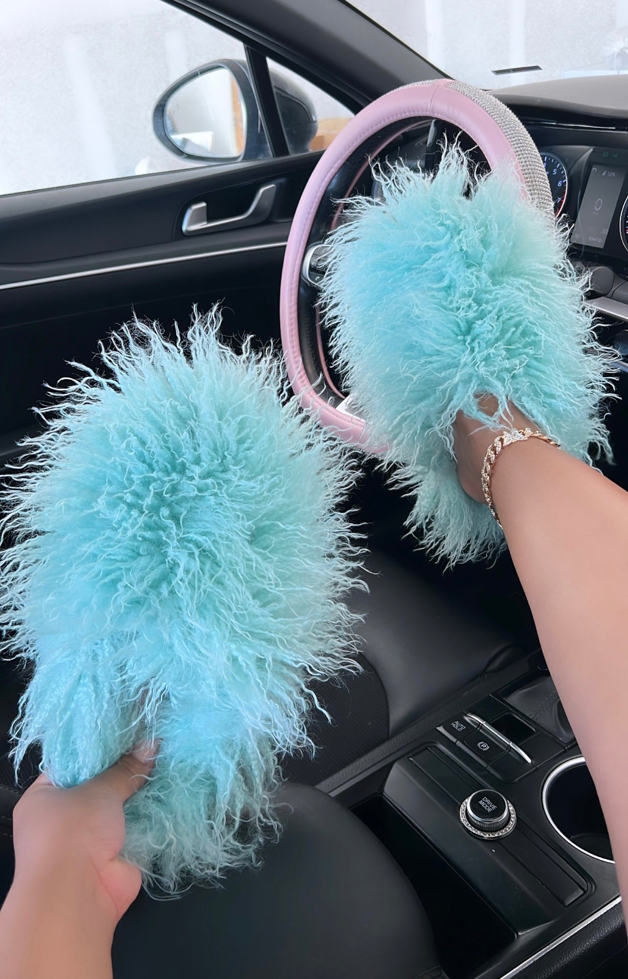 furry slippers
