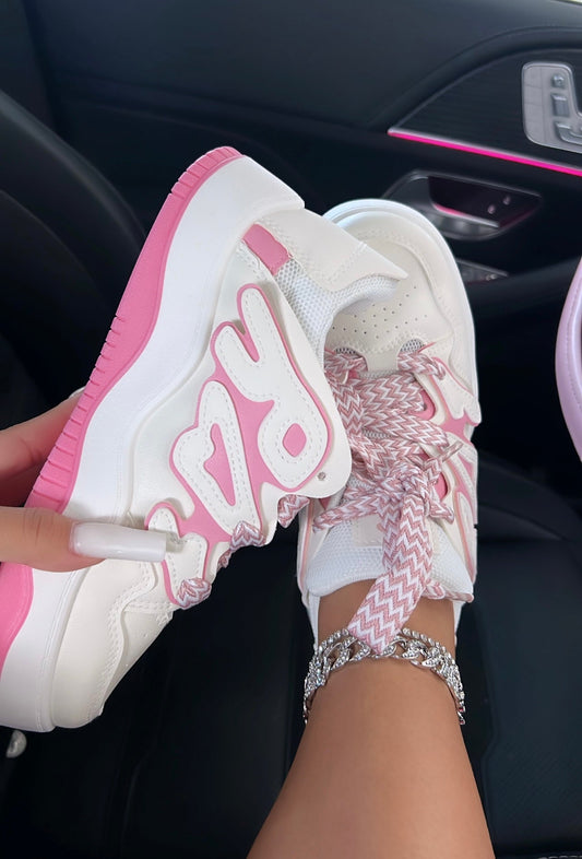 pink exotic sneakers