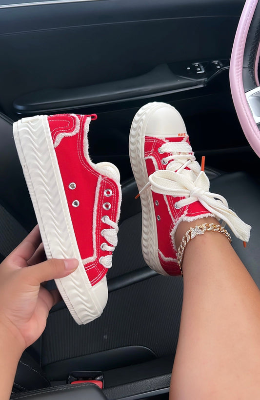 viral distressed sneakers