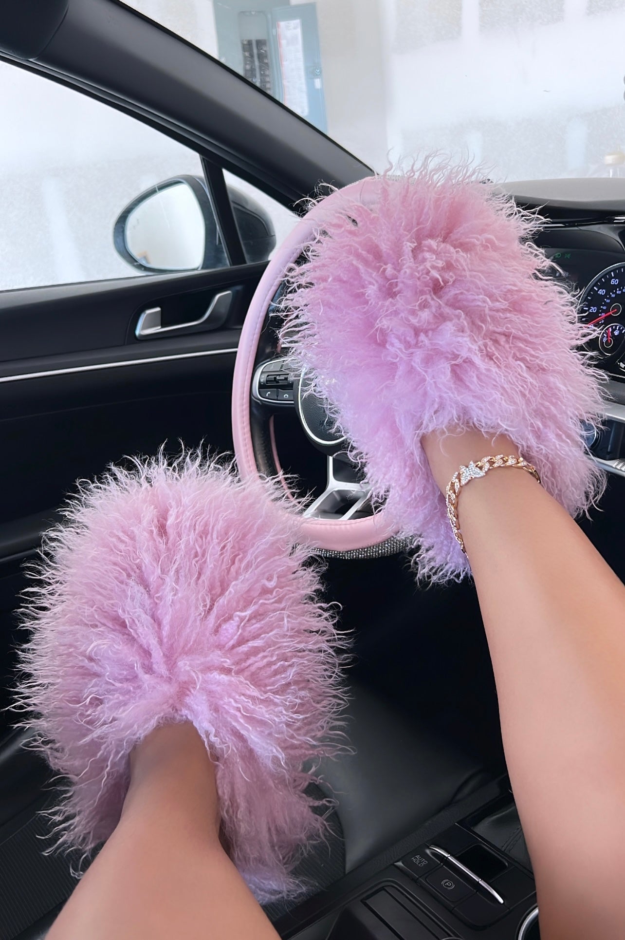 furry slippers