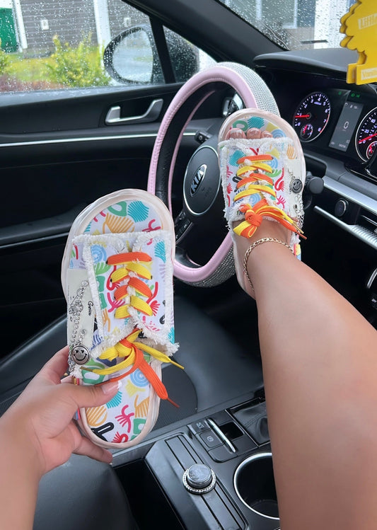 shoe string sandals