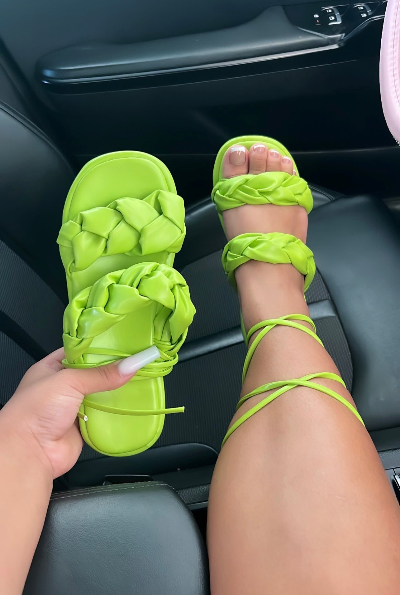 tangled tie up shoe
