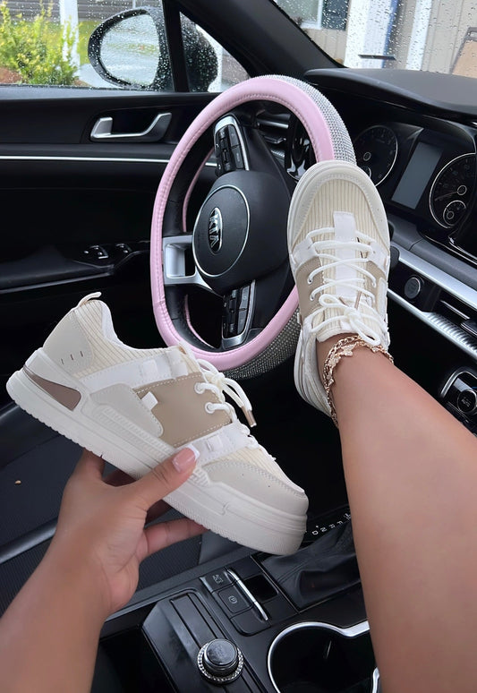 nude sneakers