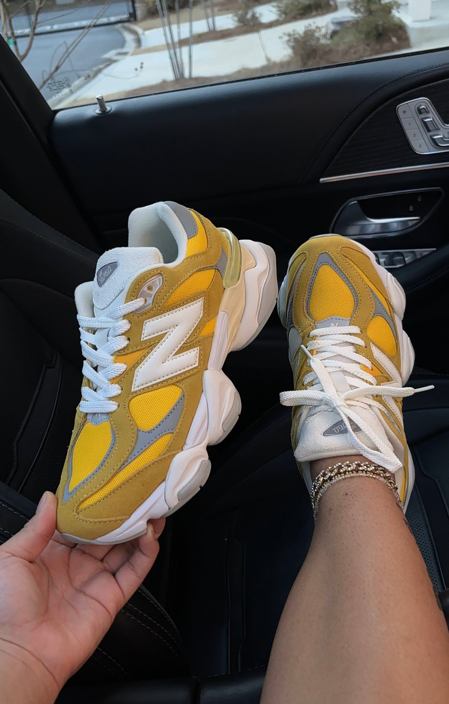 yellow nb sneakers