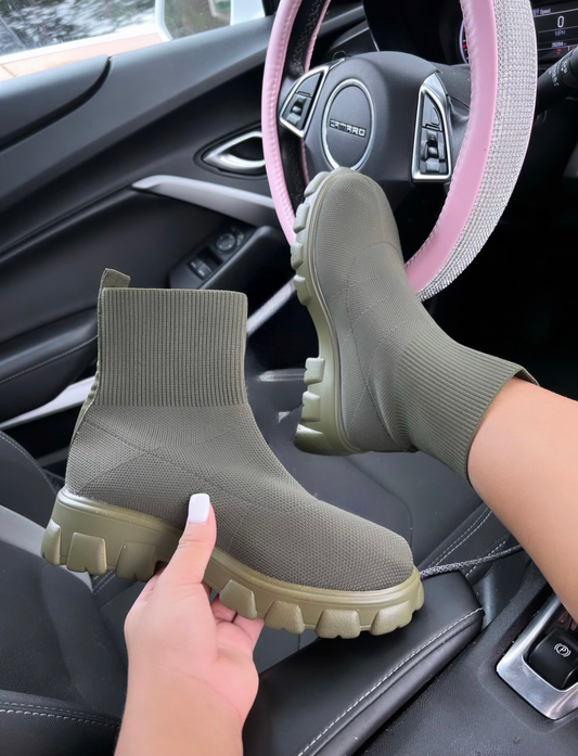 platform booties
