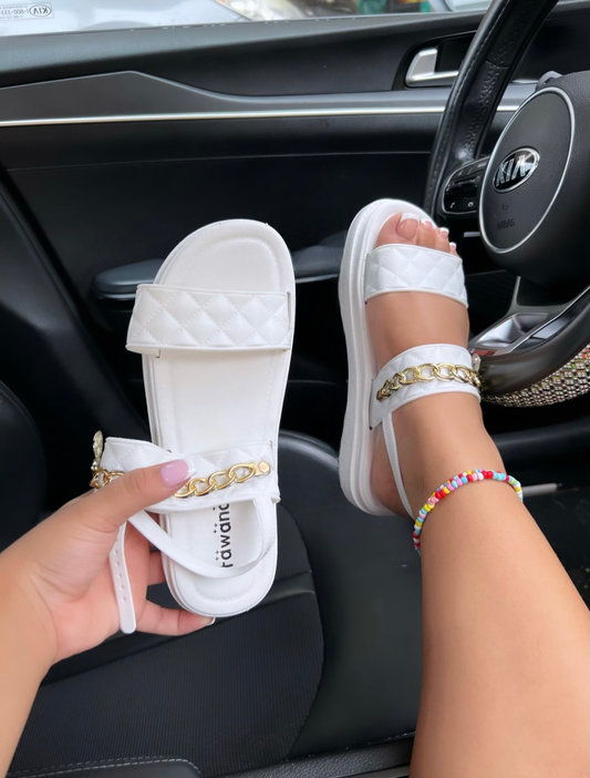 chained sandals