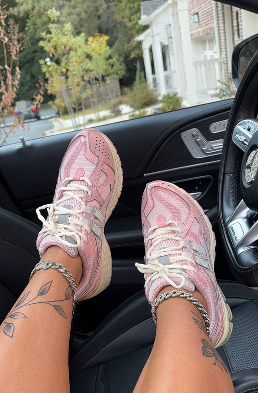 blush pink nb sneakers