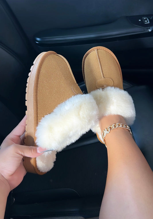 comfy fur slippers