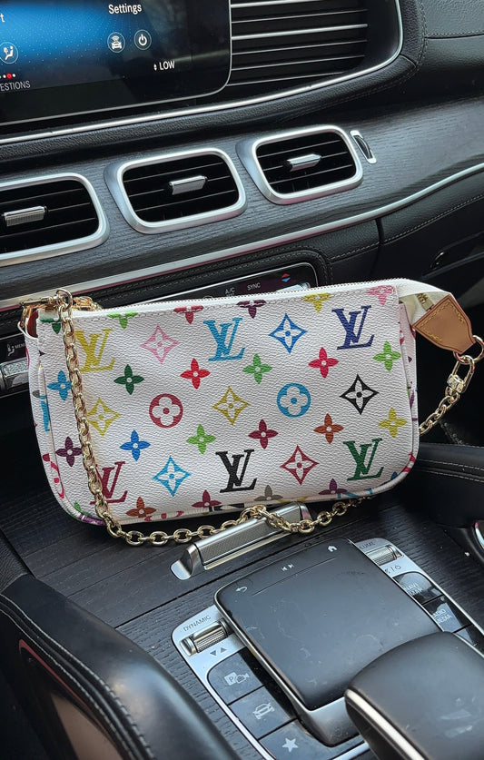 multicolor monogram mini purse