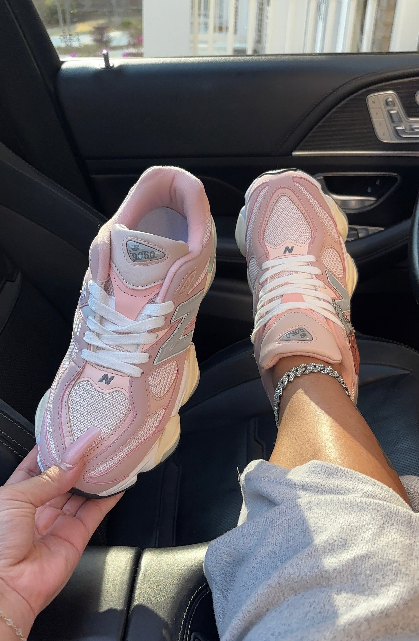 pink & gray nb sneakers