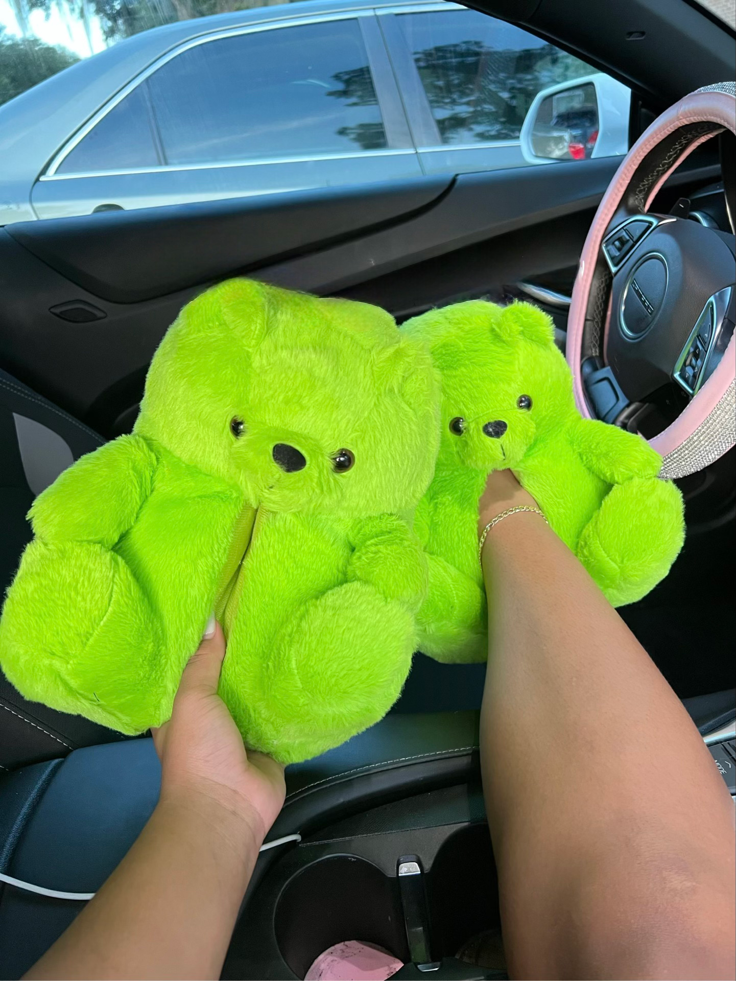 teddy slippers