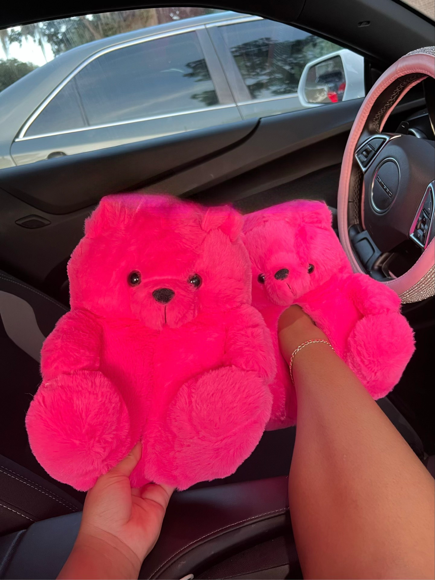 teddy slippers