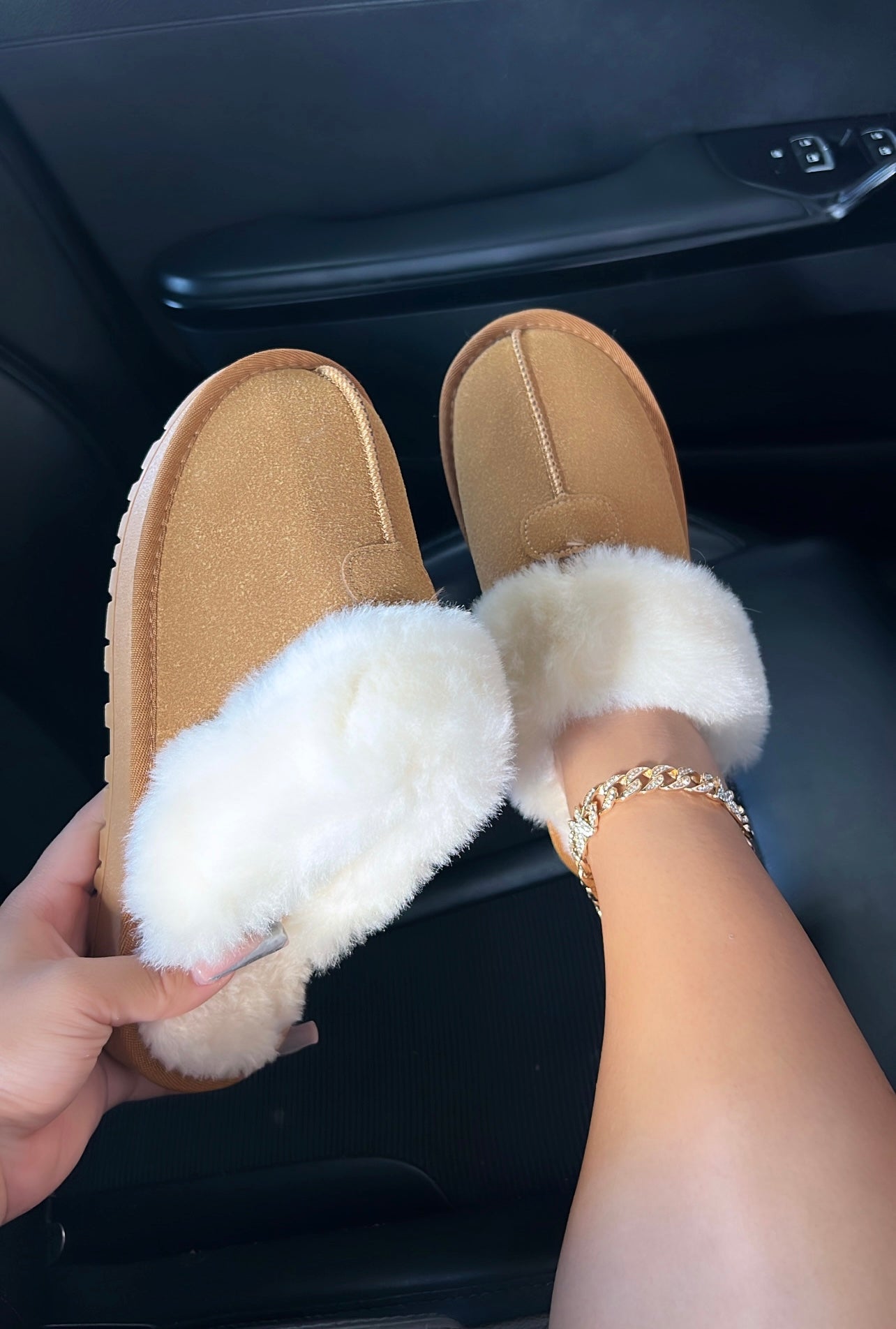 comfy fur slippers