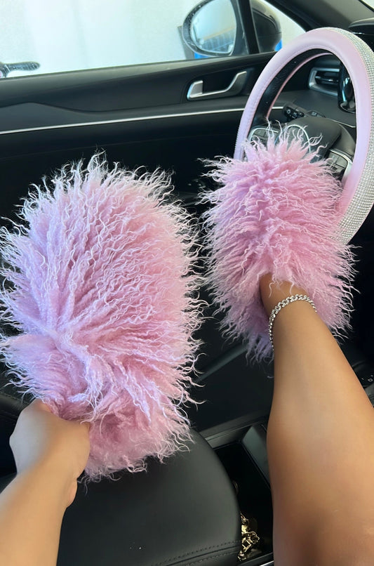 furry slippers