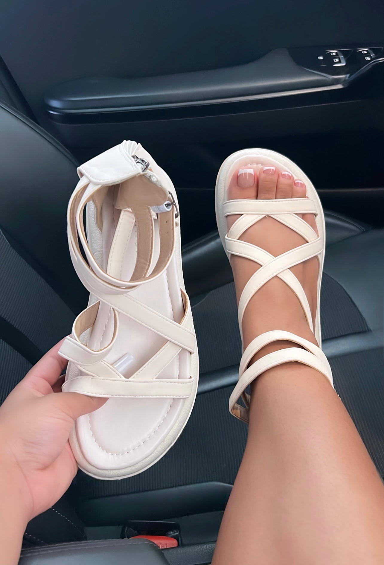 ankle strapped sandals