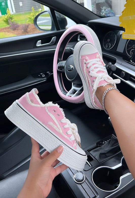 distressed viral sneakers