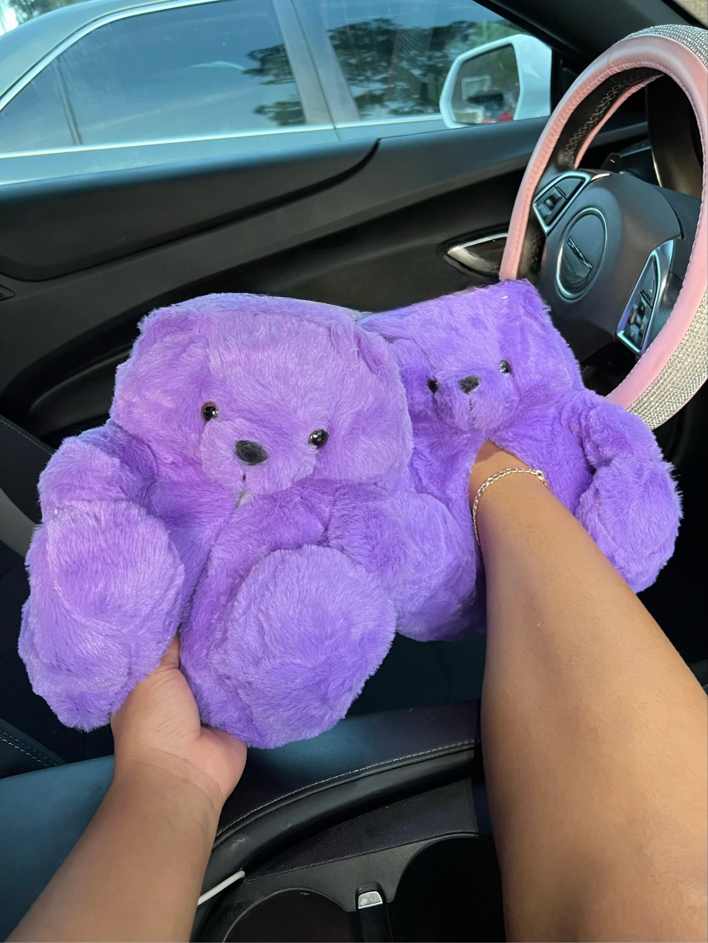 teddy slippers